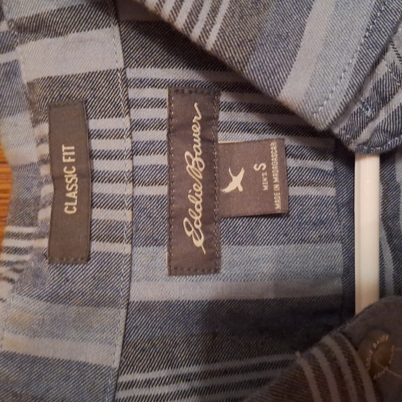 Mens Eddie Bauer Striped Shirt - Picture 3 of 3